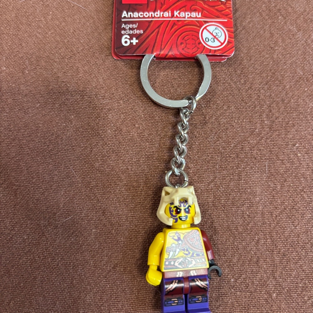 LEGO NINJAGO "Anacondrai Kapau" keychain. 851353 WITH TAG.